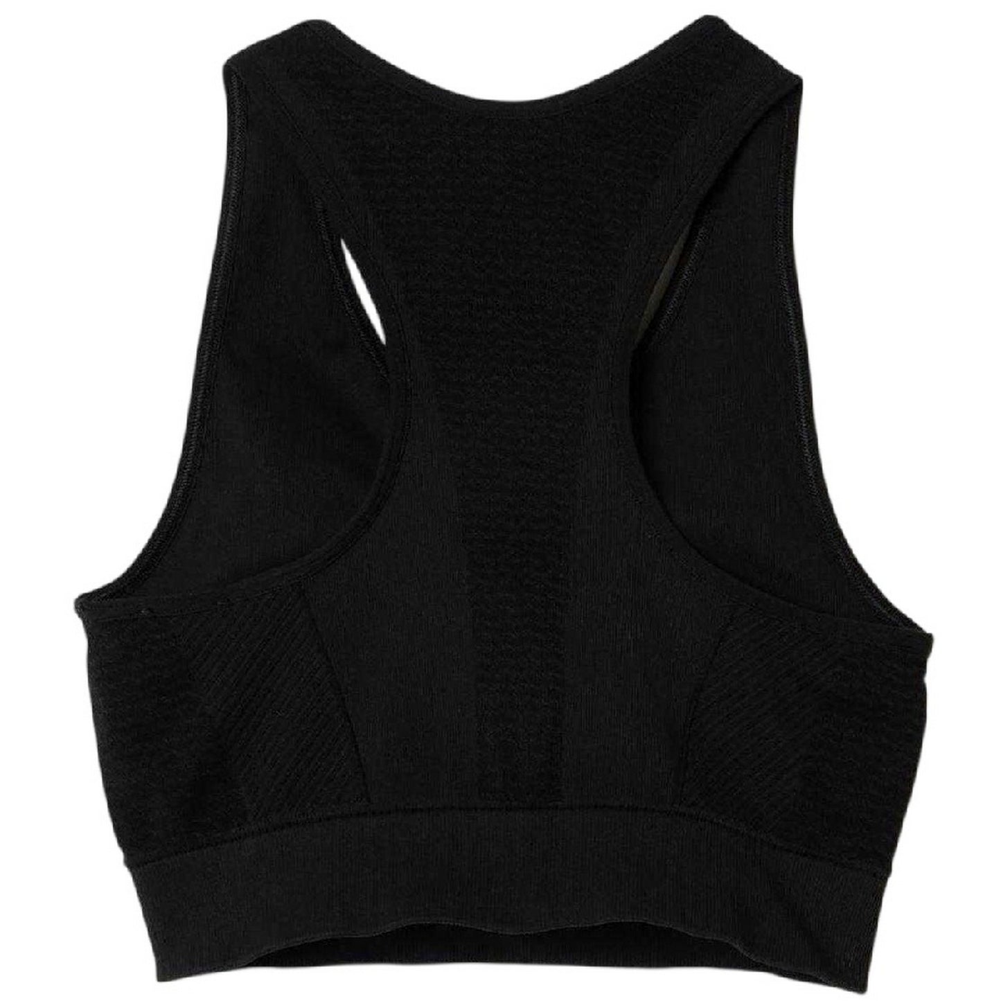 Black - Back - Lacoste Womens-Ladies Stretch Sports Bra