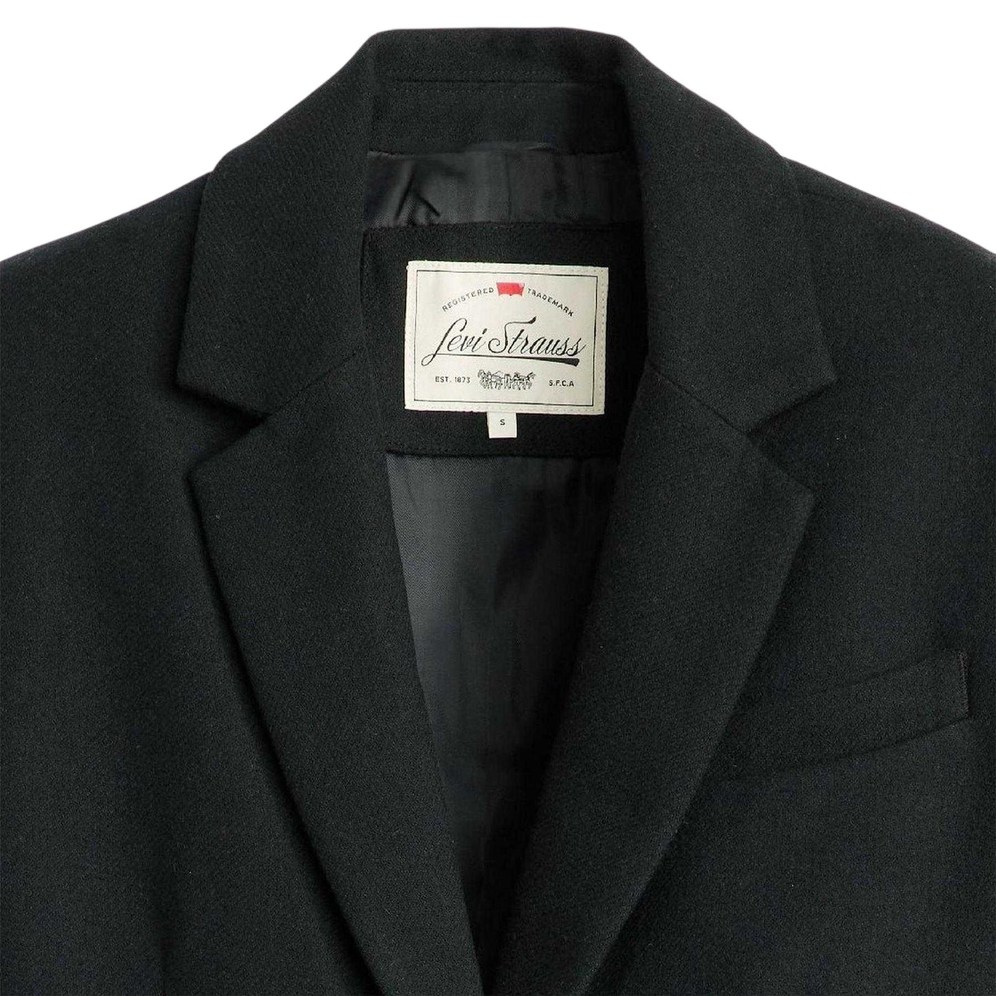Caviar - Side - Levis Womens-Ladies Amber Classic Blazer