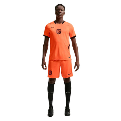 Orange-Black - Side - Nike Mens 2026 Netherlands FC Football Shorts