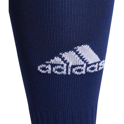 Navy Blue-White - Back - Adidas Unisex Adult Santos Football Socks