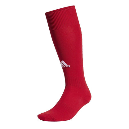 Red-White - Front - Adidas Unisex Adult Santos Football Socks