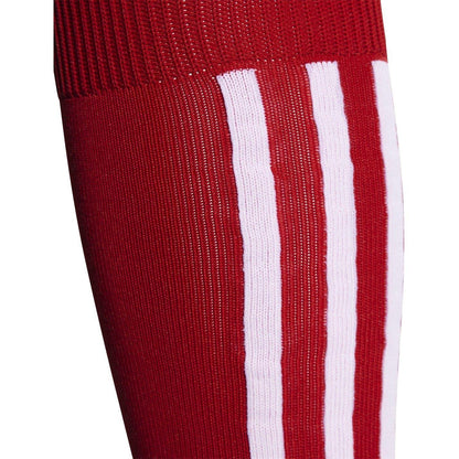 Red-White - Side - Adidas Unisex Adult Santos Football Socks