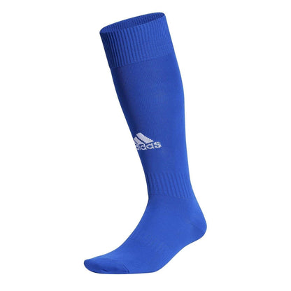 Royal Blue-White - Front - Adidas Unisex Adult Santos Football Socks