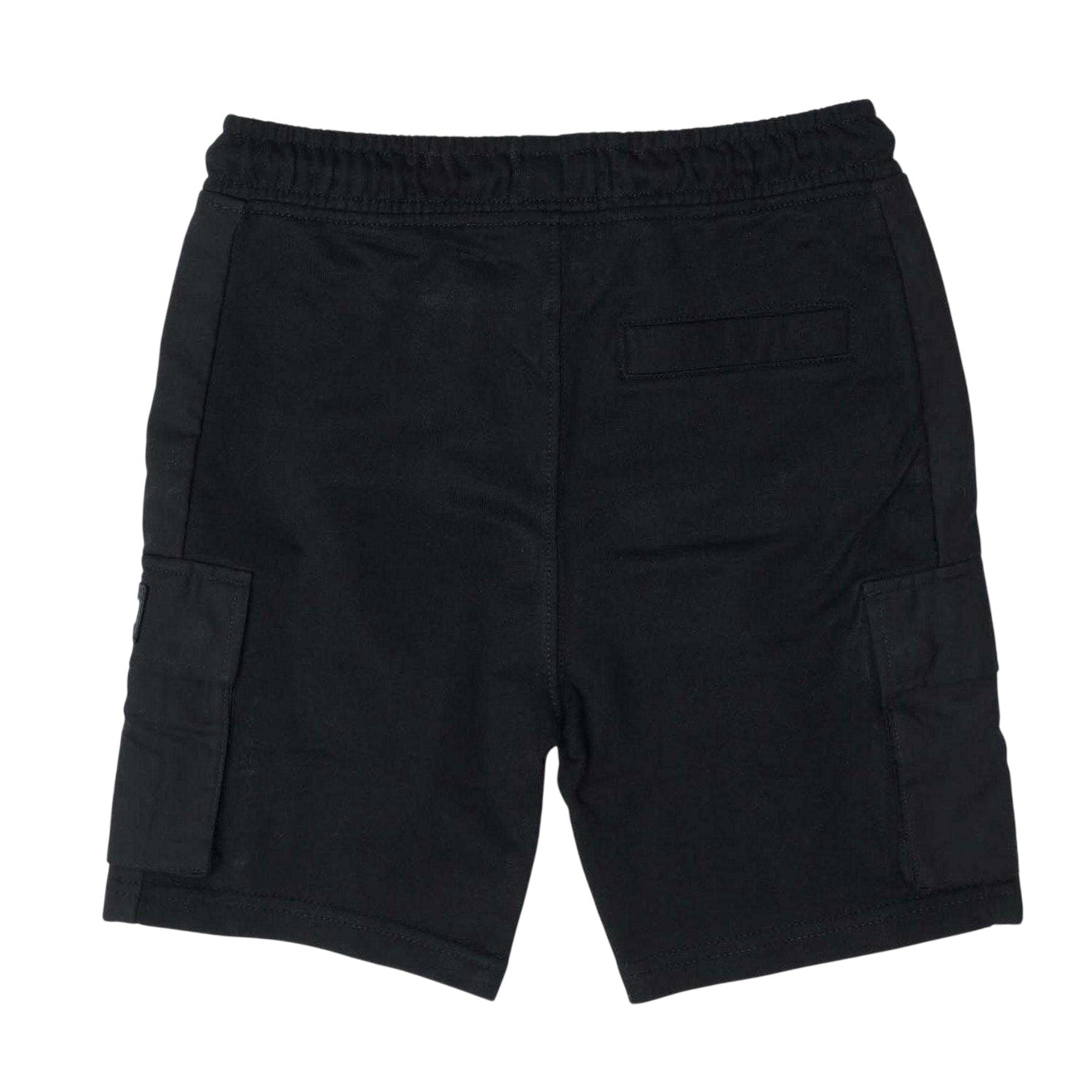 Black - Back - Weekend Offender Childrens-Kids Flamengo Fleece Cargo Shorts