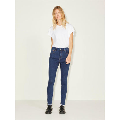 Dark Blue - Front - JJXX Womens-Ladies Vienna Skinny Jeans