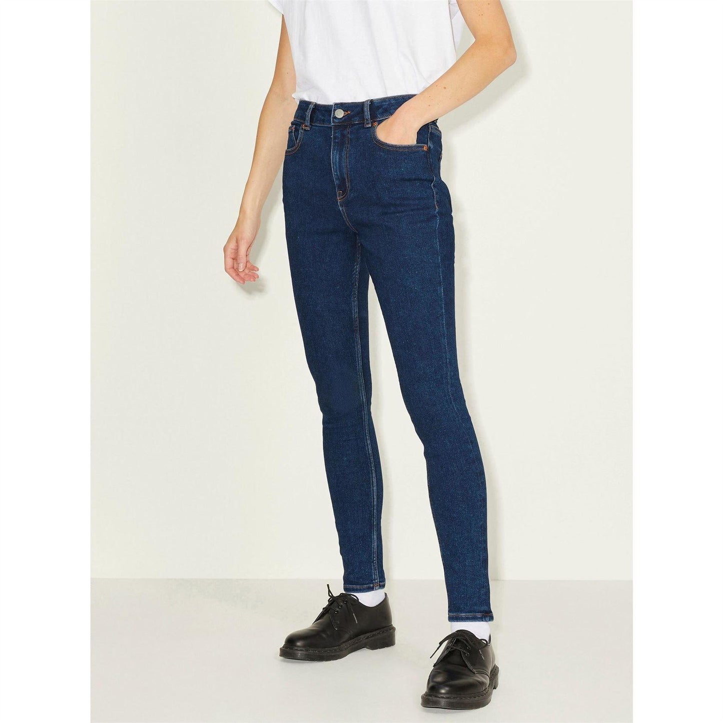 Dark Blue - Back - JJXX Womens-Ladies Vienna Skinny Jeans