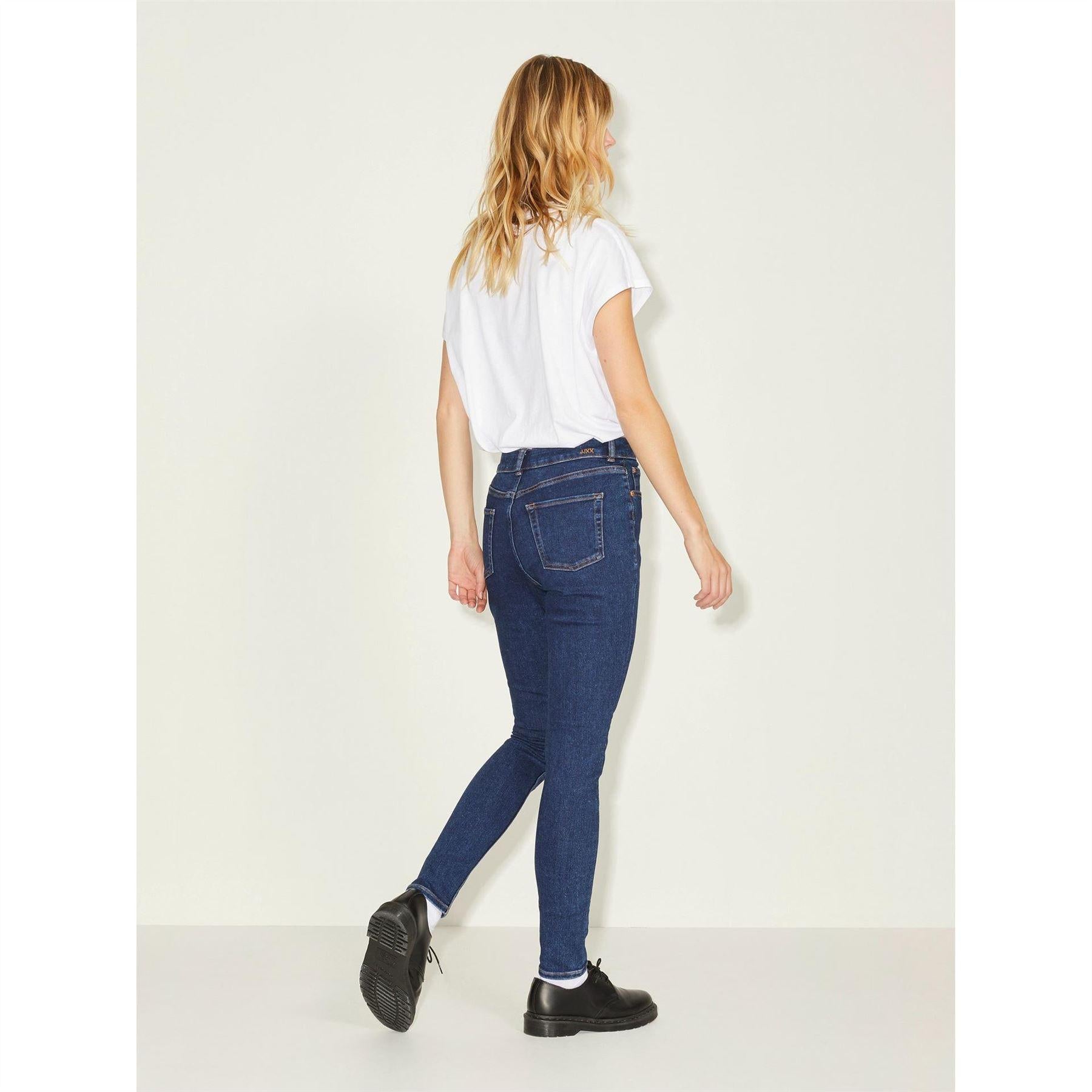 Dark Blue - Lifestyle - JJXX Womens-Ladies Vienna Skinny Jeans
