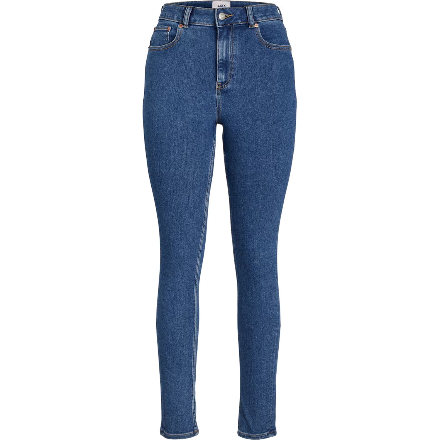 Medium Blue - Front - JJXX Womens-Ladies Vienna Skinny Jeans