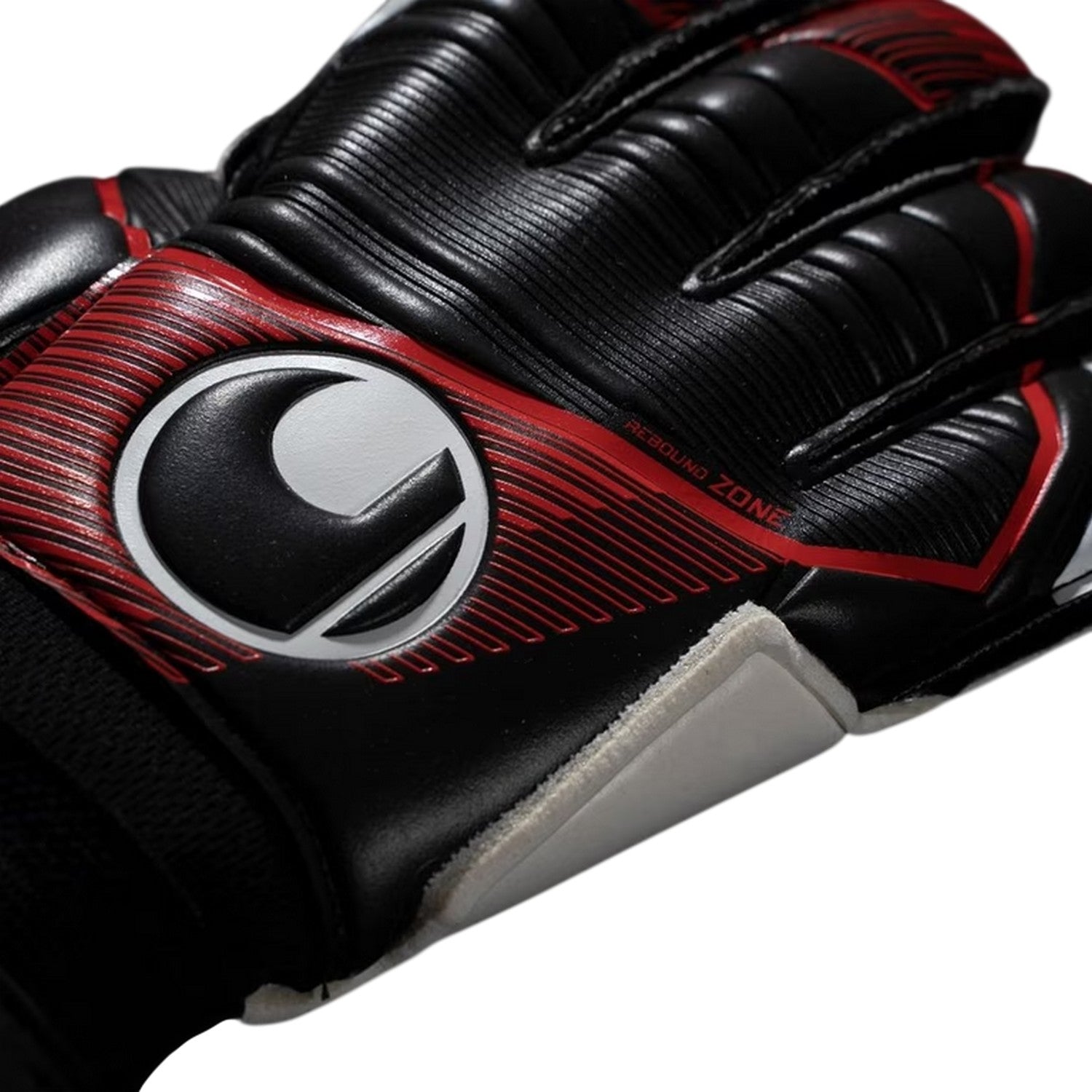 Black-Red-White - Lifestyle - UHL Sport Unisex Adult Powerline Soft Flexible Goalkeeper Gloves