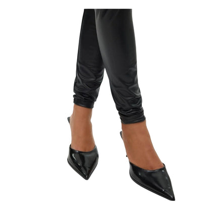 Black - Side - Vero Moda Womens-Ladies Tight Leggings