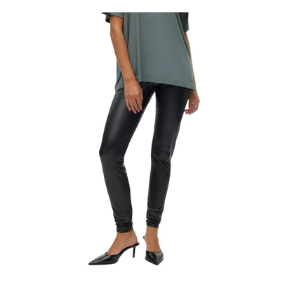 Black - Front - Vero Moda Womens-Ladies Tight Leggings