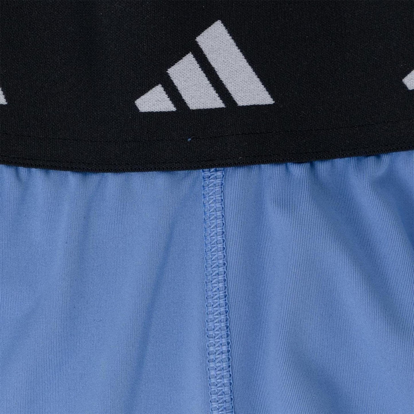 Blue - Side - Adidas Womens-Ladies Techfit 7-8 Leggings