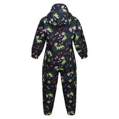 Navy - Back - Peppa Pig Childrens-Kids Peppa Pig Rain Suit