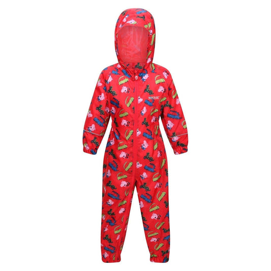 Violet - Front - Peppa Pig Childrens-Kids Peppa Pig Rain Suit