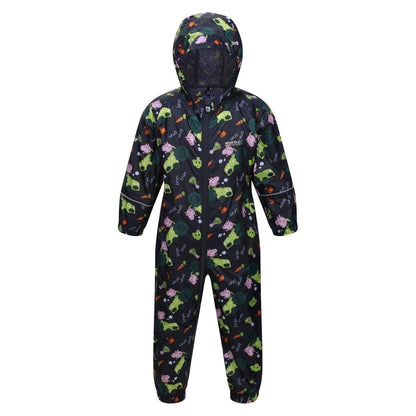 Navy - Front - Peppa Pig Childrens-Kids Peppa Pig Rain Suit