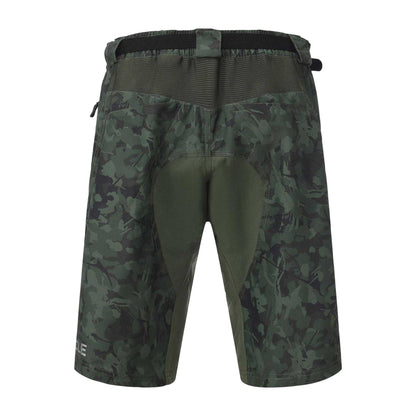 Green Camo - Back - Pinnacle Mens Pinnacle Cycling Shorts