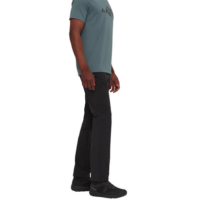Black - Lifestyle - Mammut Mens Runbold Walking Hiking Trousers
