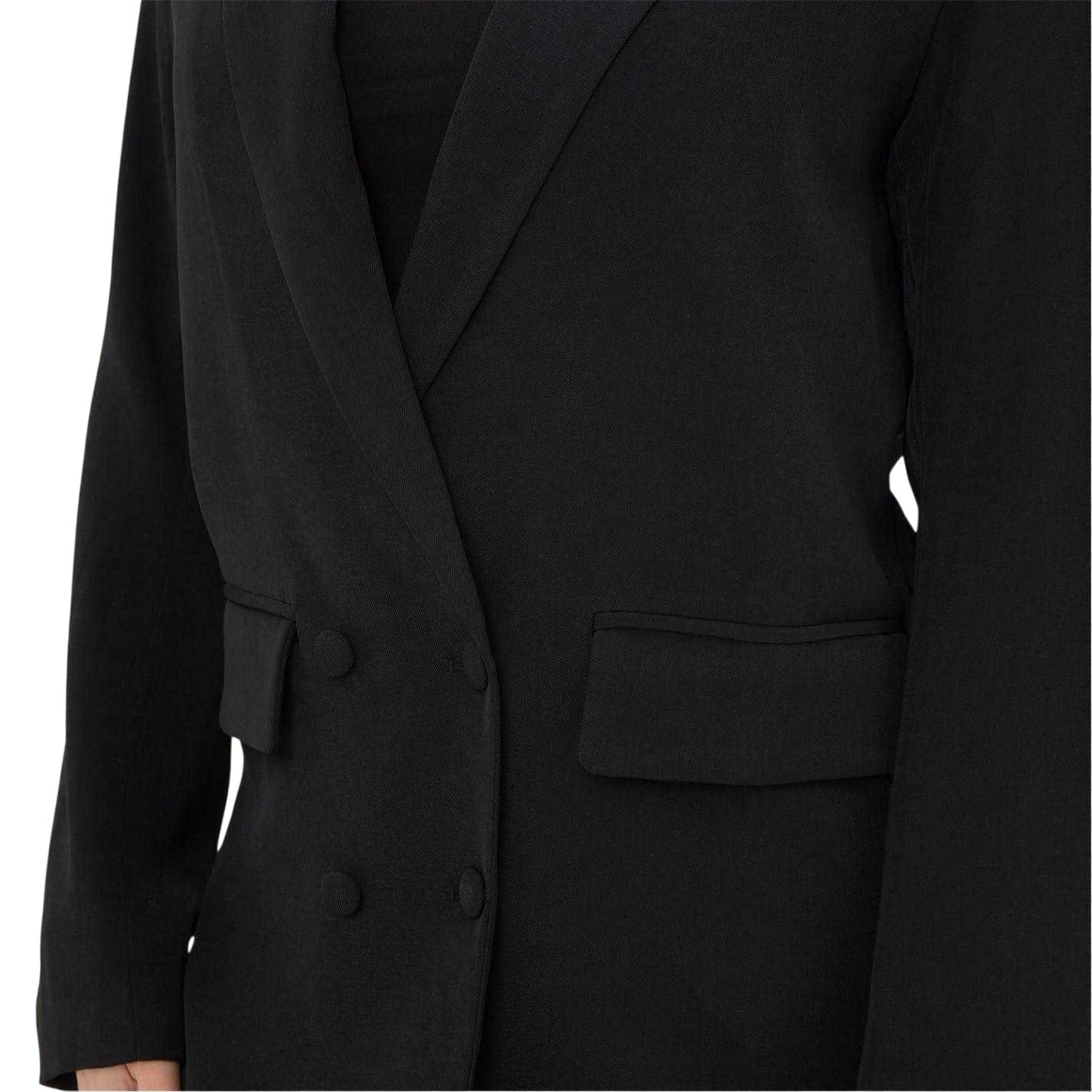 Black - Side - I Saw It First Womens-Ladies Woven Relaxed Fit Blazer