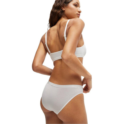 White - Lifestyle - Boss Womens-Ladies Logo Briefs