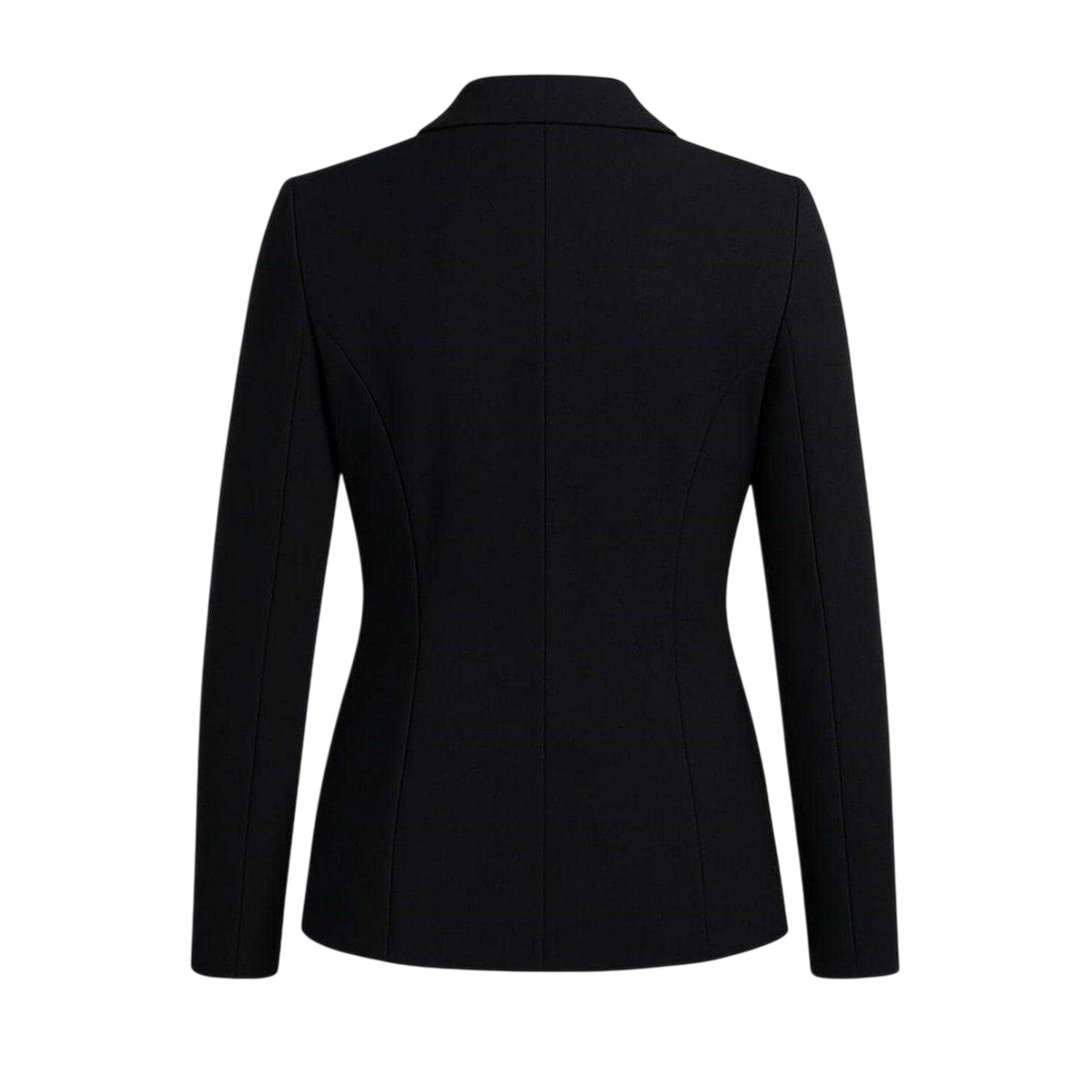 Black - Back - I Saw It First Womens-Ladies Crepe Tailored Blazer