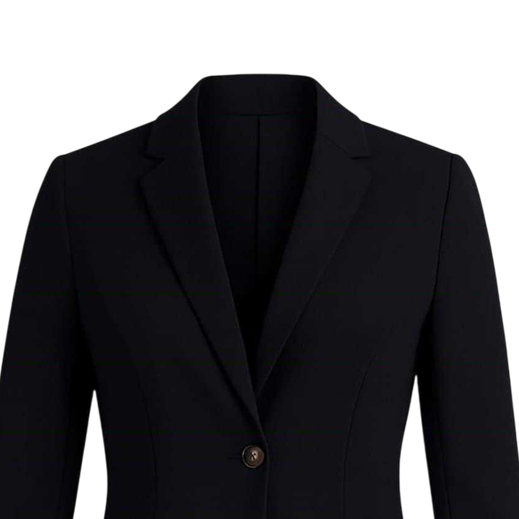 Black - Side - I Saw It First Womens-Ladies Crepe Tailored Blazer