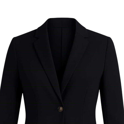 Black - Side - I Saw It First Womens-Ladies Crepe Tailored Blazer