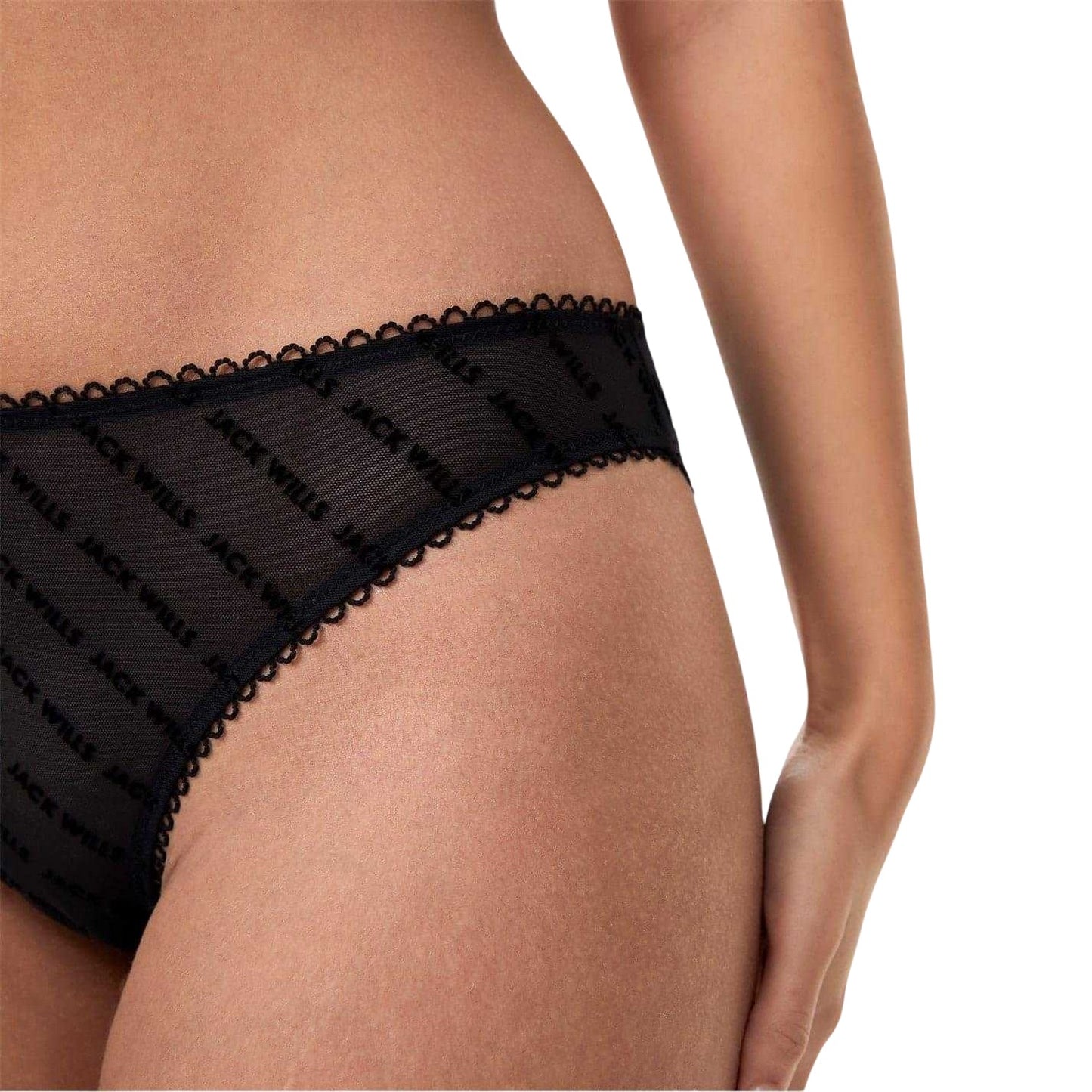 Black - Side - Jack Wills Womens-Ladies Phoebe Briefs