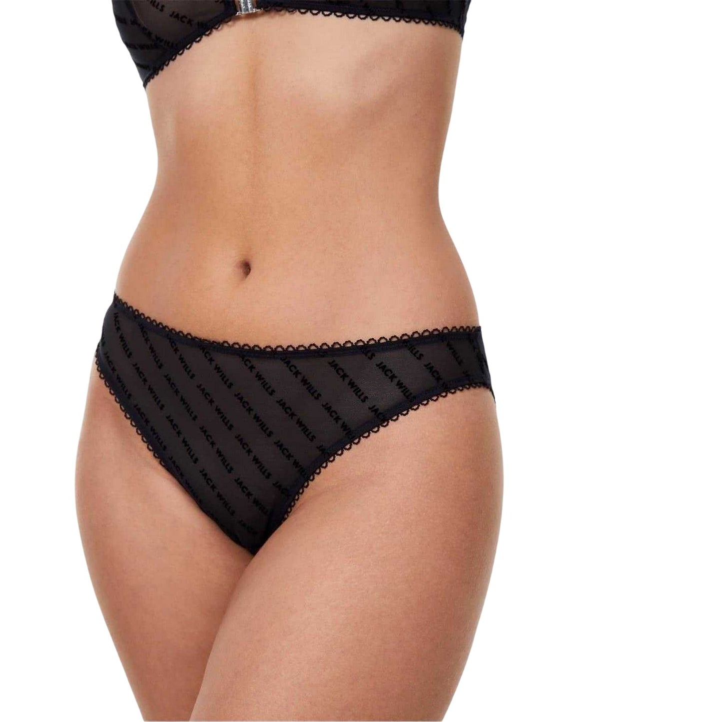 Black - Front - Jack Wills Womens-Ladies Phoebe Briefs
