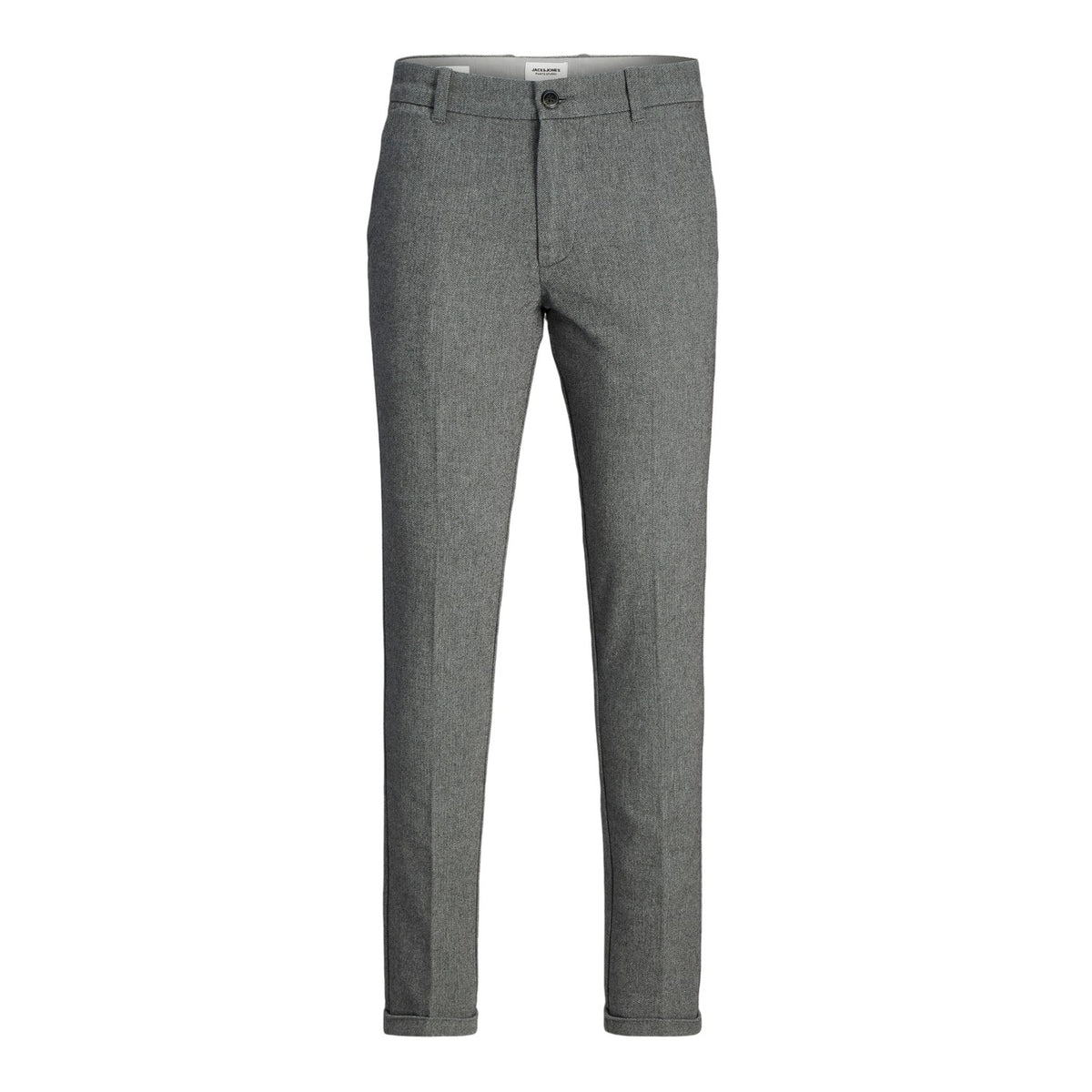 Grey Melange - Front - Jack And Jones Mens Henry Chinos