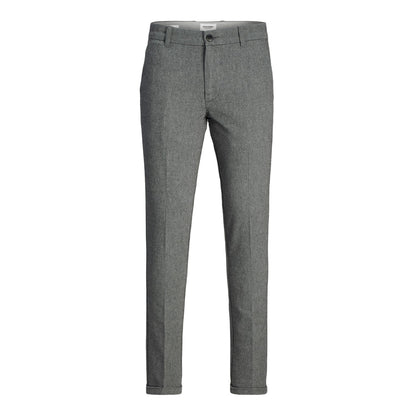 Grey Melange - Front - Jack And Jones Mens Henry Chinos