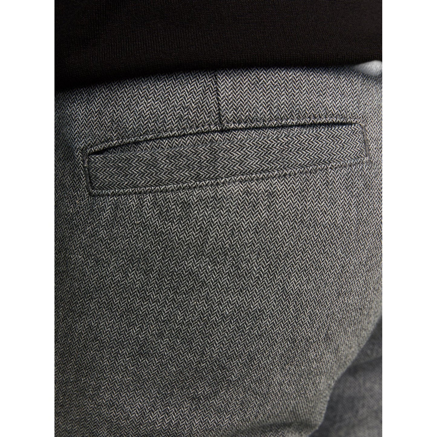 Grey Melange - Side - Jack And Jones Mens Henry Chinos