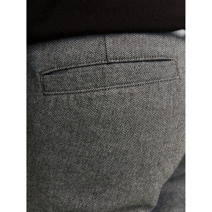 Grey Melange - Side - Jack And Jones Mens Henry Chinos