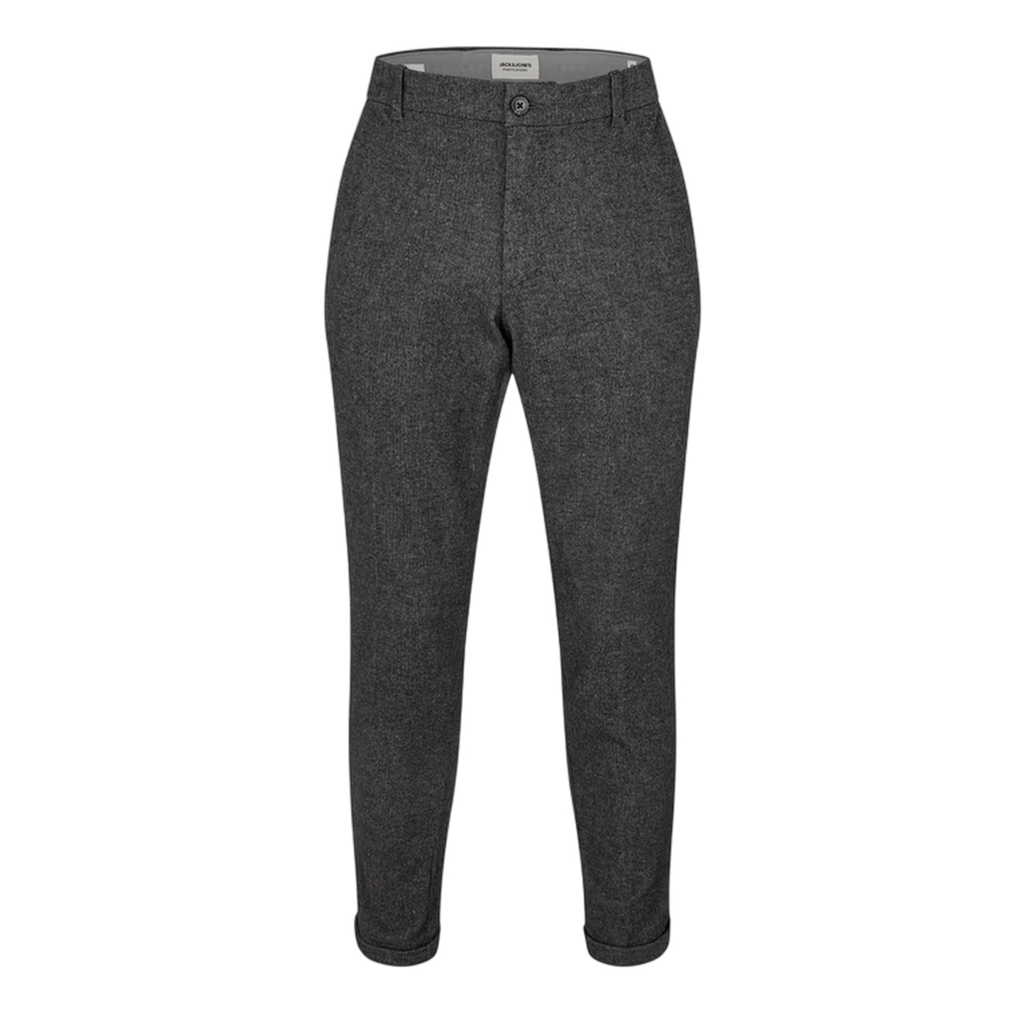Dark Grey - Front - Jack And Jones Mens Henry Chinos