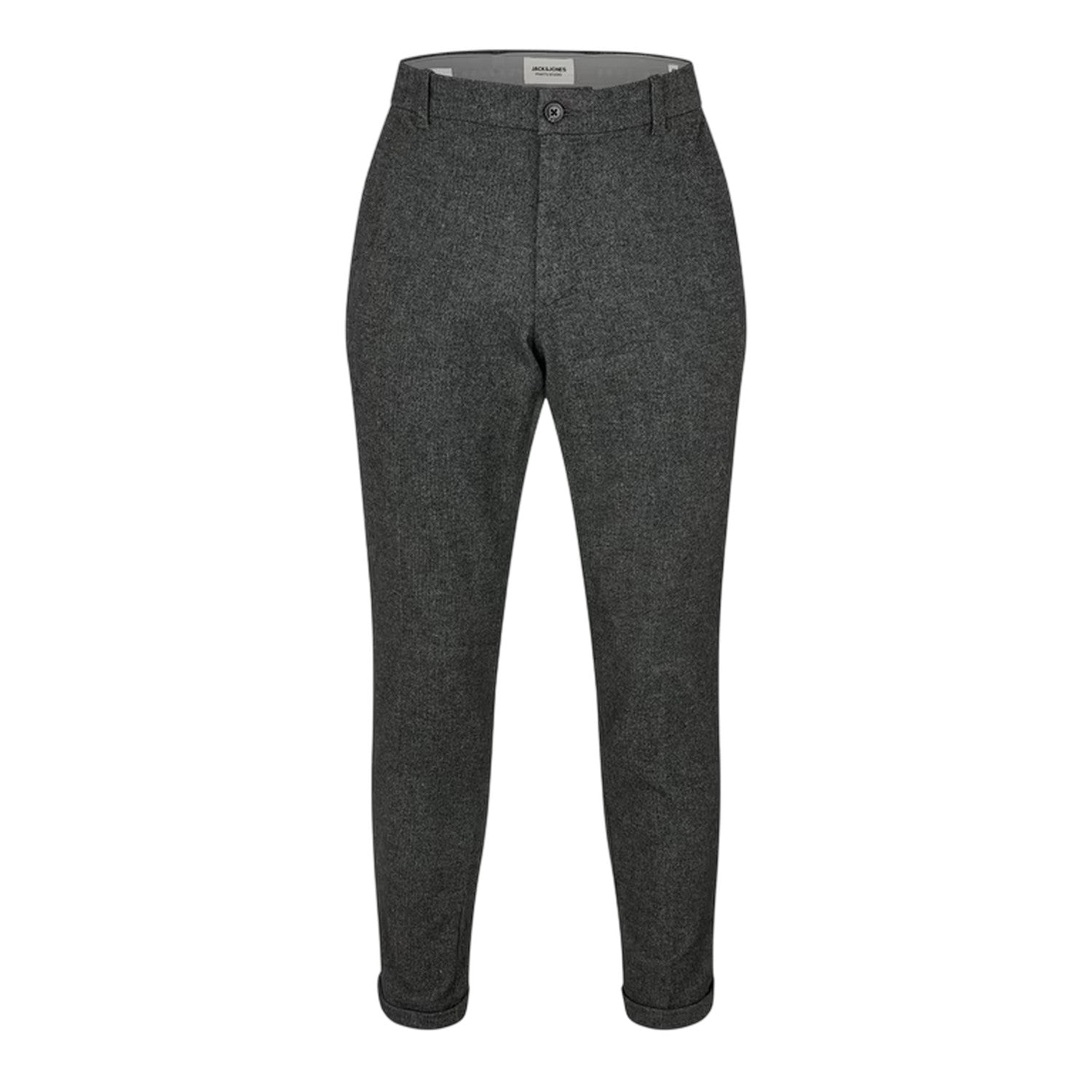 Dark Grey - Front - Jack And Jones Mens Henry Chinos