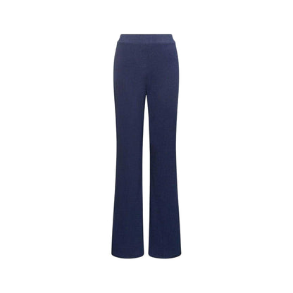 Blue - Front - French Connection Womens-Ladies Meera Flared Trousers