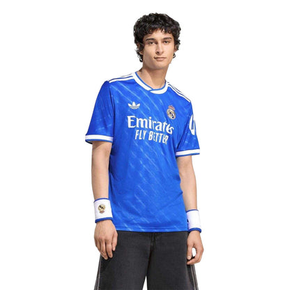Blue - Lifestyle - Adidas Mens 2025-2026 Real Madrid CF Football Shirt