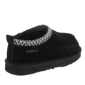 Black - Back - EverAu Womens-Ladies Wigeon Cow Suede Slippers
