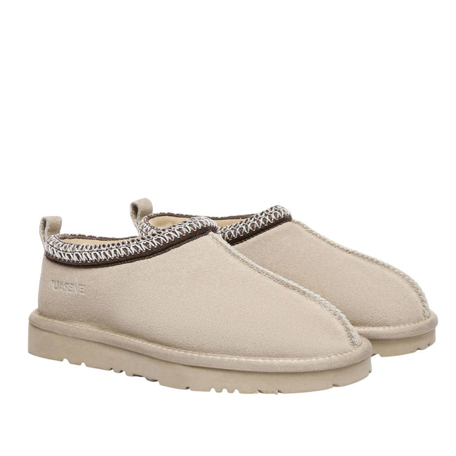 Sand - Pack Shot - EverAu Womens-Ladies Wigeon Cow Suede Slippers