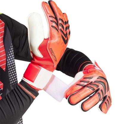 Ruby Red - Back - Adidas Unisex Adult Predator Goalkeeper Gloves