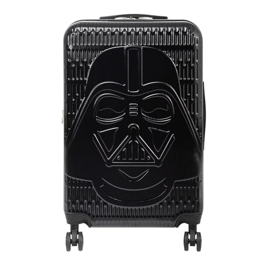 Black - Front - Vader Childrens-Kids Travel Suitcase