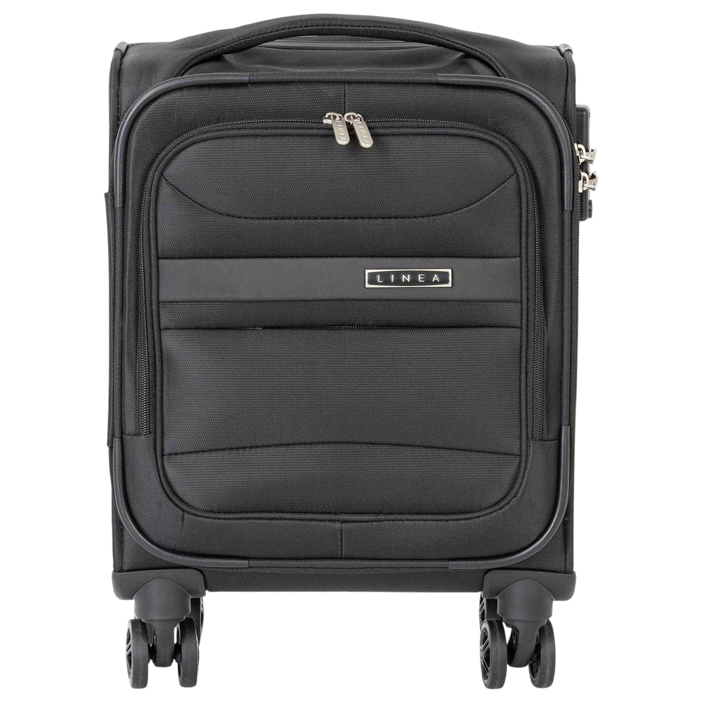 Black - Front - Linea Florence Luggage Set