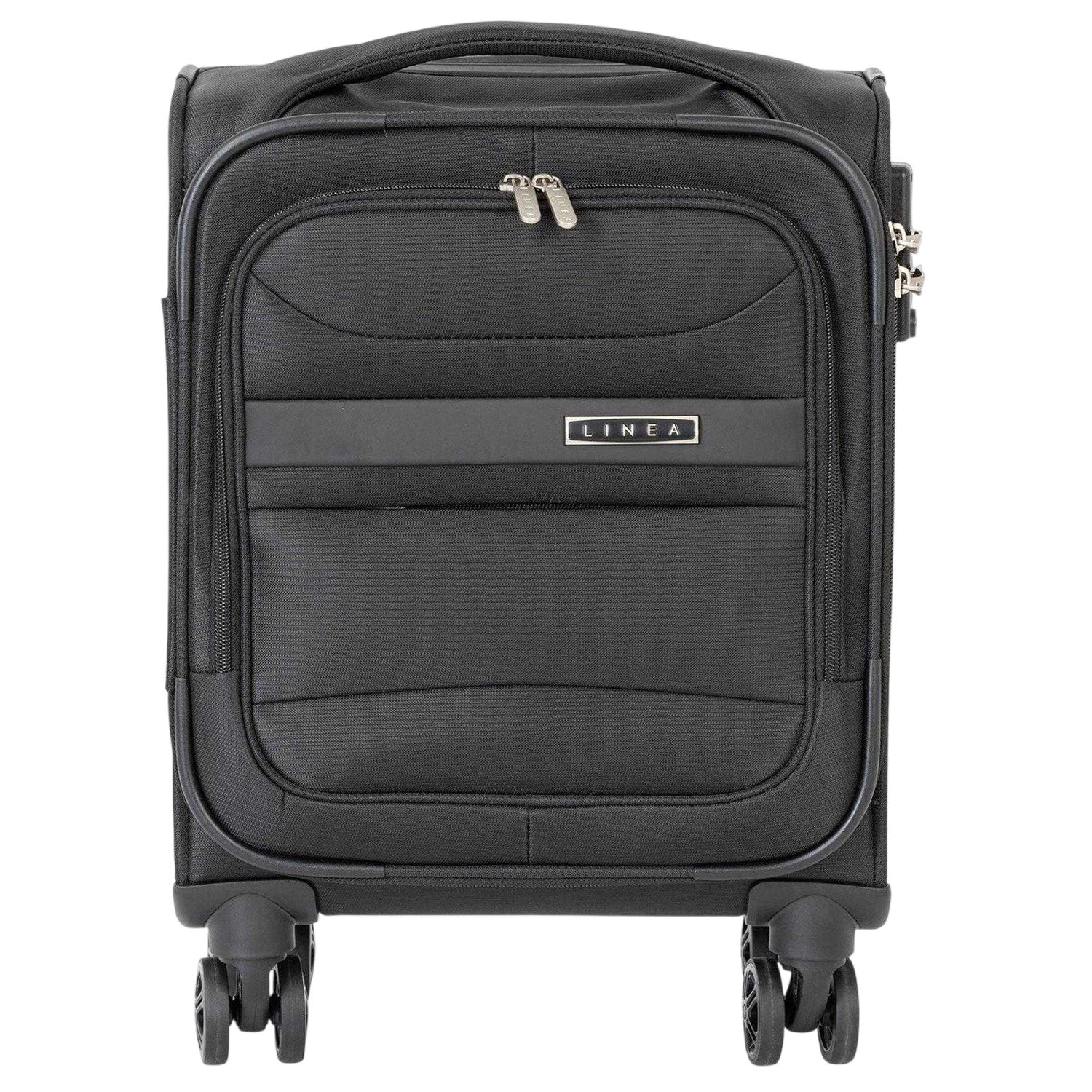 Black - Front - Linea Florence Luggage Set