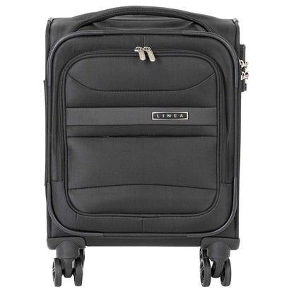 Black - Front - Linea Florence Luggage Set