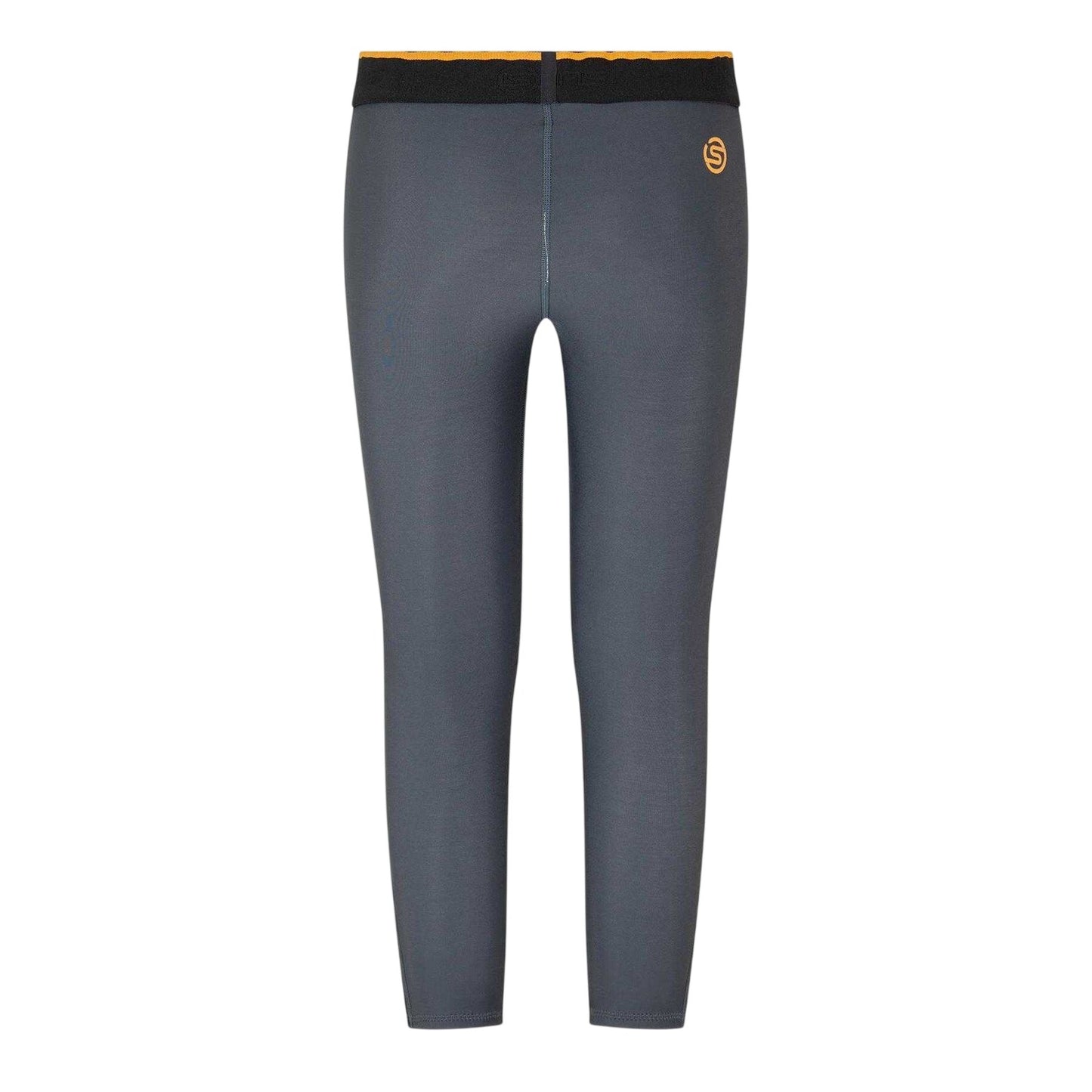 Black - Back - Skins Mens Fitted 3-4 Leggings