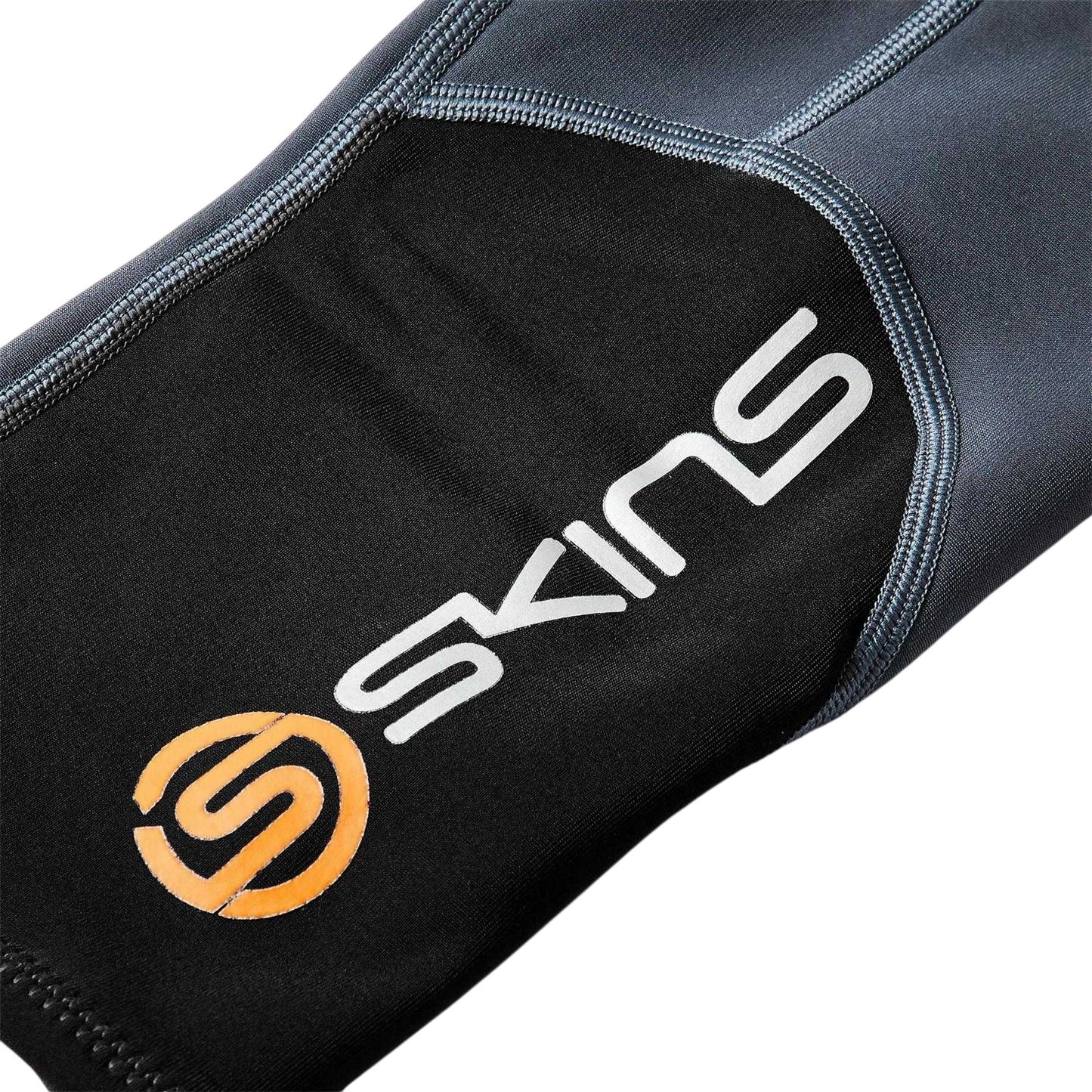 Black - Side - Skins Mens Fitted 3-4 Leggings