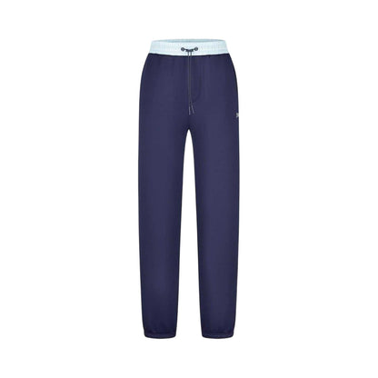 Navy-Blue - Front - Everlast Mens Polyester Relaxed Fit Tracksuit Bottoms