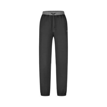 Black - Front - Everlast Mens Polyester Relaxed Fit Tracksuit Bottoms