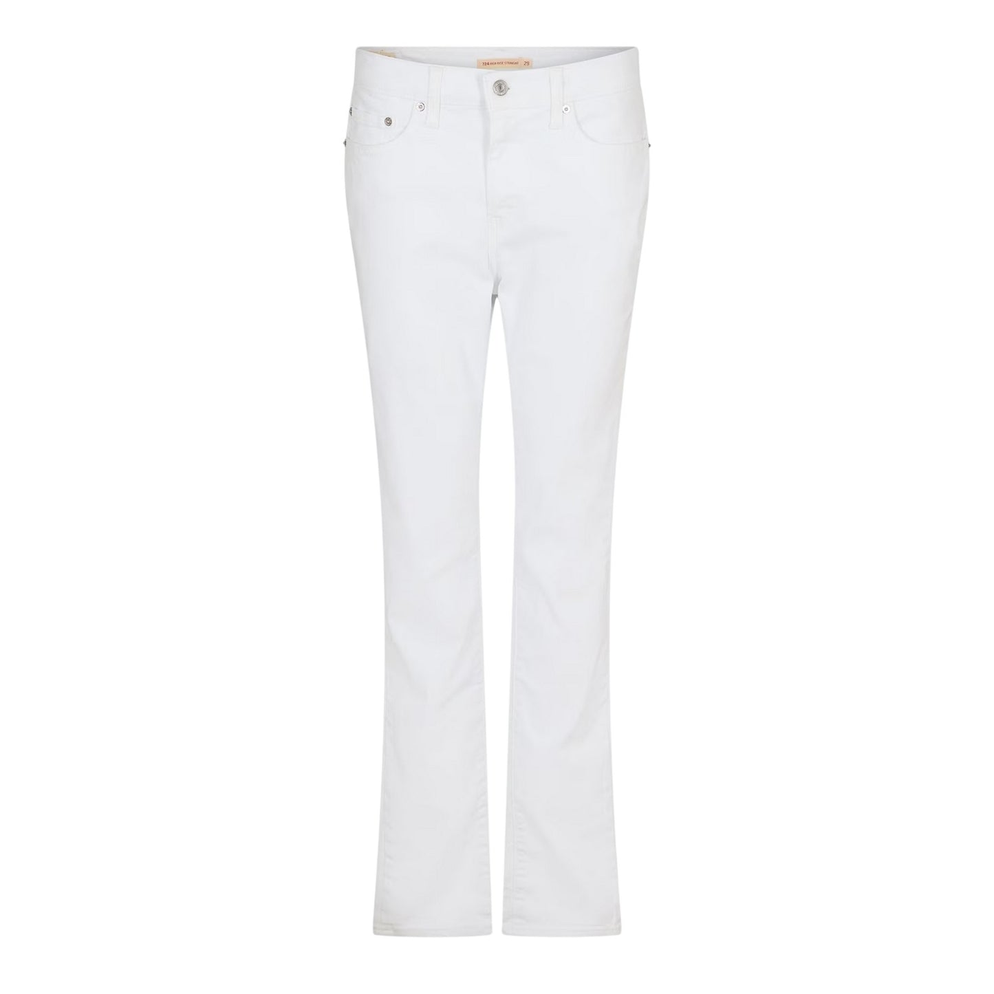 Western White - Front - Levis Mens High Rise Straight Leg Jeans