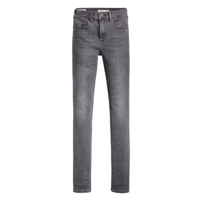 Ghost Grey - Front - Levis Mens High Rise Straight Leg Jeans