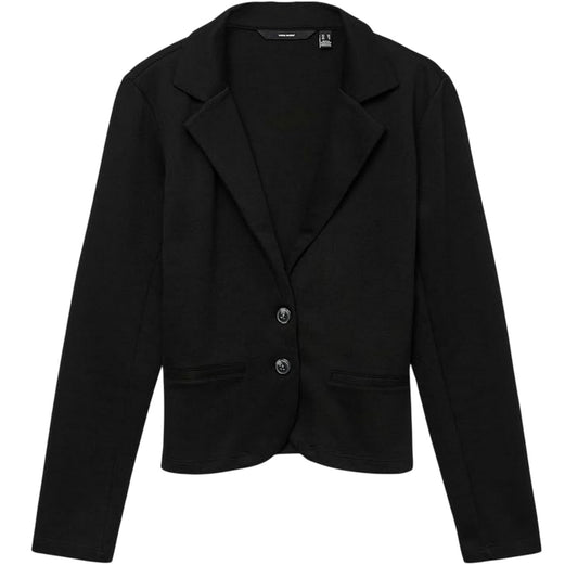 Black - Front - Vero Moda Womens-Ladies Lapel Collar Blazer
